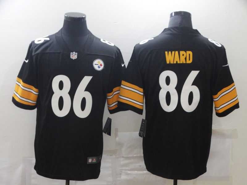 Men Pittsburgh Steelers 86 Ward Black Nike Limited Vapor Untouchable NFL Jerseys